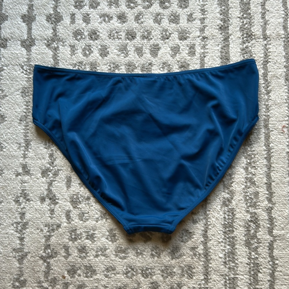 NEW Dark Teal Blue Bikini Bottom - Size 16 - Picture 4 of 7